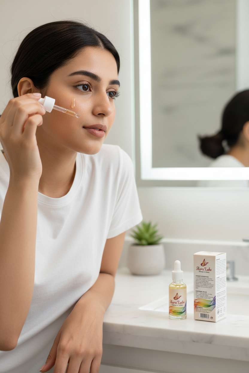 Vitamin C Face Serum By Aura Labs.